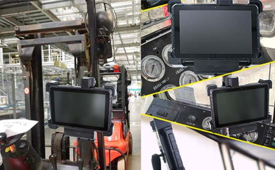 Application case of strong industrial tablet computer in intelligent detection of mining machinery