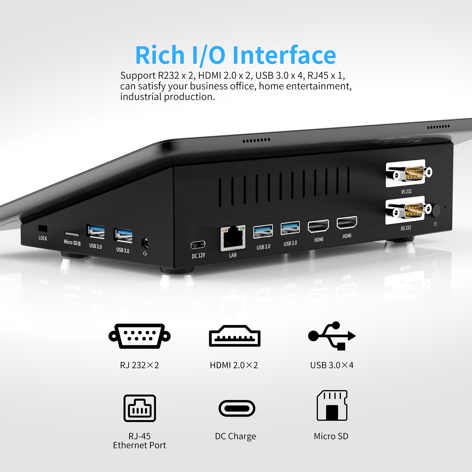 10.1 inch all-in-one PC